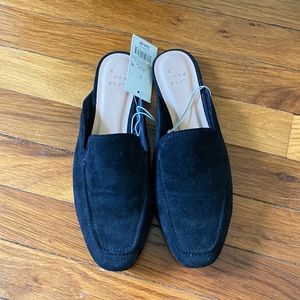 NWT a new day black slide loafer mules 7.5